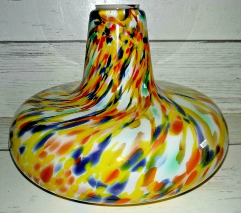 Vintage Sogno Carousel Multi Color Splash Art Deco Pendant Light Shade Cover