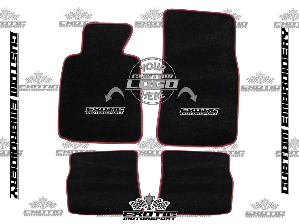 Alfombrillas 4 piezas BMW 3 M3 1982-1989 E30 carrocería elige entre 11 colores hechas a mano Foto 1 de 4