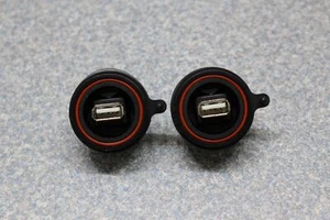 2x Bulgin PX0842/A Water Sealed Waterproof USB-A to USB-B Adapter PX0840 Mate - Picture 1 of 6