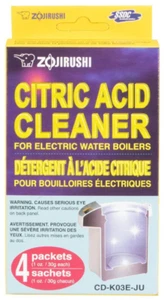 ZOJIRUSHI Citric Acid Cleaner (4 Packets) for Electric Water Boilers Pots CD-K03 - Picture 1 of 14