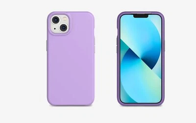 Tech21 Eco Slim für IPHONE 13 – Flexible Stark Handyhülle 10ft DropProof Lila - Bild 1 von 4