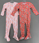 Simple Joys by Carters 2 Pack Footed Pajama Set Long Sleeve Toddler Girls 4T