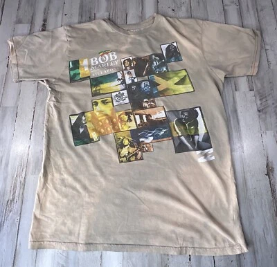 Vintage Y2K BillABong Bob Marley Tie-dye T Shirt Adult XL Brown - Image 1 of 4
