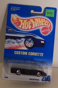 Custom Corvette C4 ZR-1 Convertible Sports Car Hot Wheels Mainline 1995-200 - Picture 1 of 10
