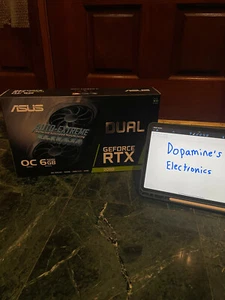 🔥[NEW] ASUS Dual GeForce RTX 2060 OC EVO 6GB GDDR6 Video Card ✅ [FAST SHIPPING] - Picture 1 of 3