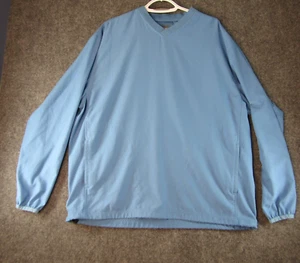 ASHWORTH WEATHER SYSTEMS PULLOVER Longsleeve Men's Blue XL WATER RESISTANT - Picture 1 of 11