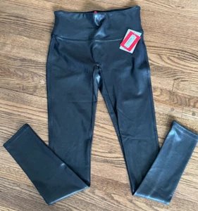Leggings Spanx Talla Pequeña Imitación Cuero Negros Ajustados NUEVOS $98 PRECIO DE VENTA SUGERIDO POR EL FABRICANTE - Imagen 1 de 6