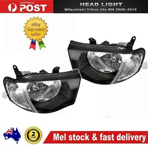 2x / LH+RH Head Light Lamp For Mitsubishi Triton Ute ML 06~09 GLS GLX-R VR - Picture 1 of 6