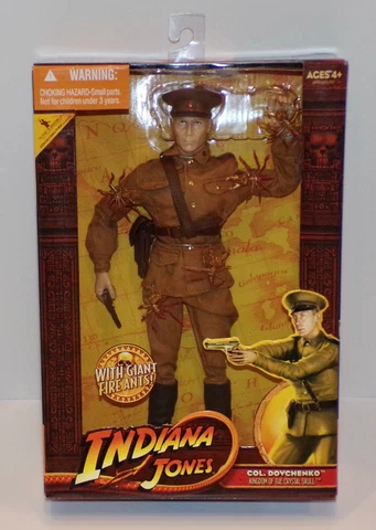 INDIANA JONES 1/6 COL. DOVCHENKO 12" Action Figure OPENED BOX Mint ! 2008 Hasbro Cover