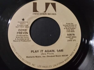 Dory Previn – Play It Again, Sam VG Original Promo 45RPM UA Record 1971 COUNTRY - Picture 1 of 2