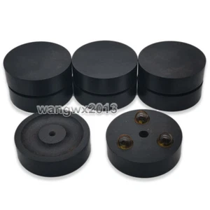 4 piezas Altavoz de choque de ébano de 43 mm Pico Aislamiento amortiguación Base Pies Soporte Uña del pie - Imagen 1 de 12