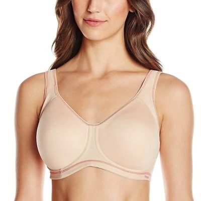NWT! Freya Women's Sz 30I Sonic High Impact Underwire Sports Bra Nude AA4892 - Image 1 of 4