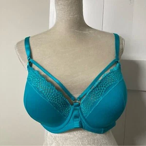 NWT Adore Me bra Marca Contour plunge underwire blue size 40D - Picture 1 of 10