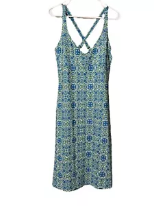 Columbia Omni Wick sportliches Kleid Damen mittelblau gekreuzter Rücken Sportbekleidung - Bild 1 von 20