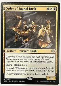 Order of Sacred Dusk- #97- MTG-The Lost Caverns of Ixalan Commander-Regular-NM - Picture 1 of 2