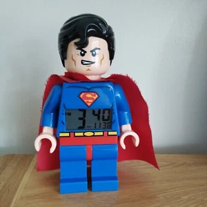 Lego DC Super Heroes Superman Figure Alarm Clock - Picture 1 of 9