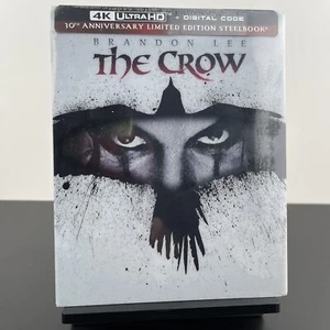 The Crow (4K UHD•Digital, 1994) Walmart Exclusive Limited Edition Steelbook - Picture 1 of 6