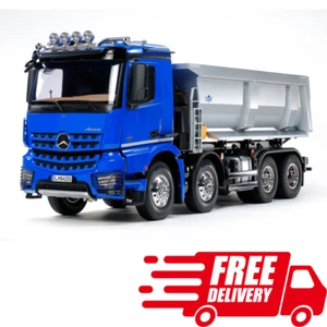 1/14 RC Mercedes Benz Arocs 4151 8x4 Tipper Dump Semi Truck Kit Construction Car - Picture 1 of 13
