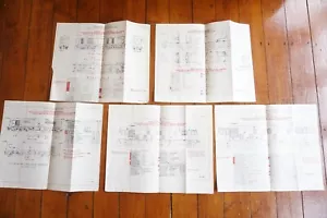 1964 British Rail Diesellok Lok Eisenbahn Technische Diagramme x5 Bo Bo - Bild 1 von 6