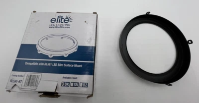 Elite тонкий Suface держатель круглый кольцо отделки черный RL591-RT - Изображение 1 из 4