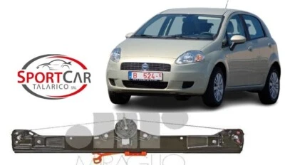 MECCANISMO ALZAVETRO ALZACRISTALLI ANTERIORE SINISTRO GUIDA FIAT GRANDE PUNTO - Imagen 1 de 2