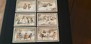 ***LIEBIG SERIE 541 SANG. - 534 UNIF.*** VALANGA O PALLE DI NEVE - ITA 1897 !!! - Imagen 1 de 2