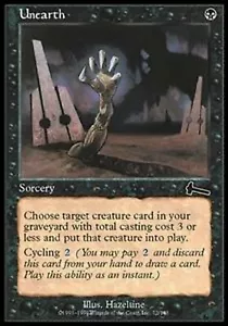MRM ENGLISH Sortir de Terre - Unearth MTG Magic ULG - Imagen 1 de 1