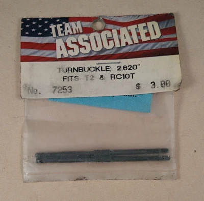 Vintage Team Associated 7253 2.620" Turnbuckles RC10T and 10T2 - Image 1 of 2