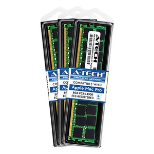 24GB Kit 3x 8GB MAC PRO Late 2013 A1481 ME253LL/A MD878LL/A MacPro6,1 Memory RAM - Picture 1 of 5