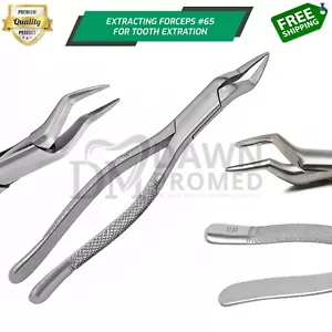 Dental Extracting Forceps #65 For Upper Roots Dental Surgical Inst German Grade - Picture 1 of 8