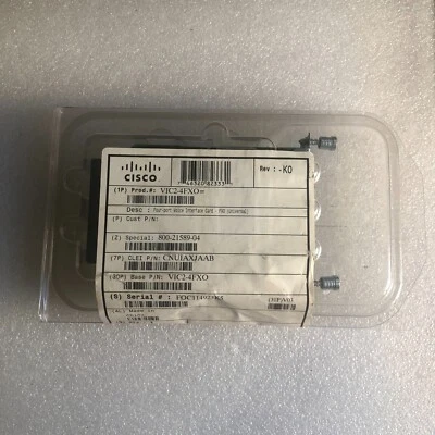 Cisco VIC2-4FXO Four Port Voice Interface Card - Image 1 of 4