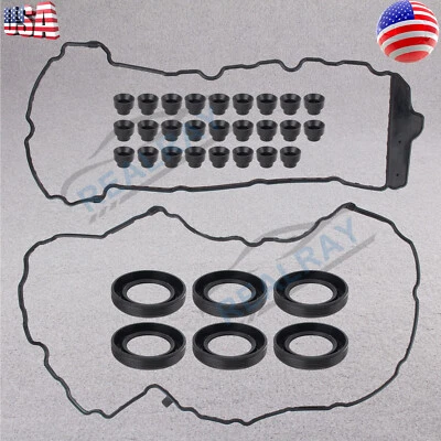 Engine Valve Cover Gasket Set For 2009-2016 Chevrolet Traverse GMC Acadia 3.6L - Image 1 of 4