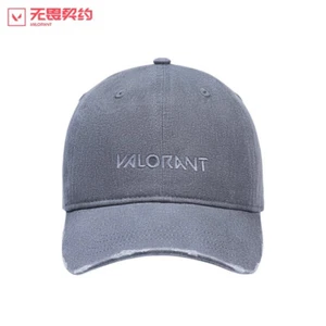 Game VALORANT Casual Hat Grey Baseball Cap Vintage Embroidered Hat Unisex  - Picture 1 of 9