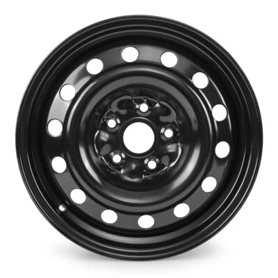 1 peça novo aro de roda para Volkswagen Jetta 2005-2018 16 polegadas aço preto EUA ESTOQUE - Imagem 1 de 4