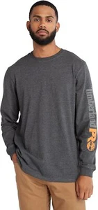 Timberland PRO Men's Core Logo Long-Sleeve T-Shirt - Picture 1 of 55