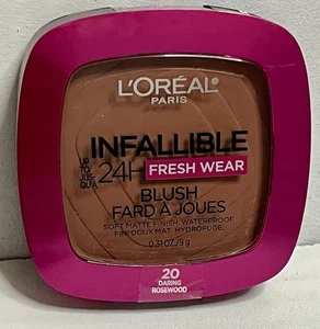 L'Oreal Paris Infallible 24H Fresh Wear Soft Matte Blush 20 Daring Rosewood Neu - Bild 1 von 3
