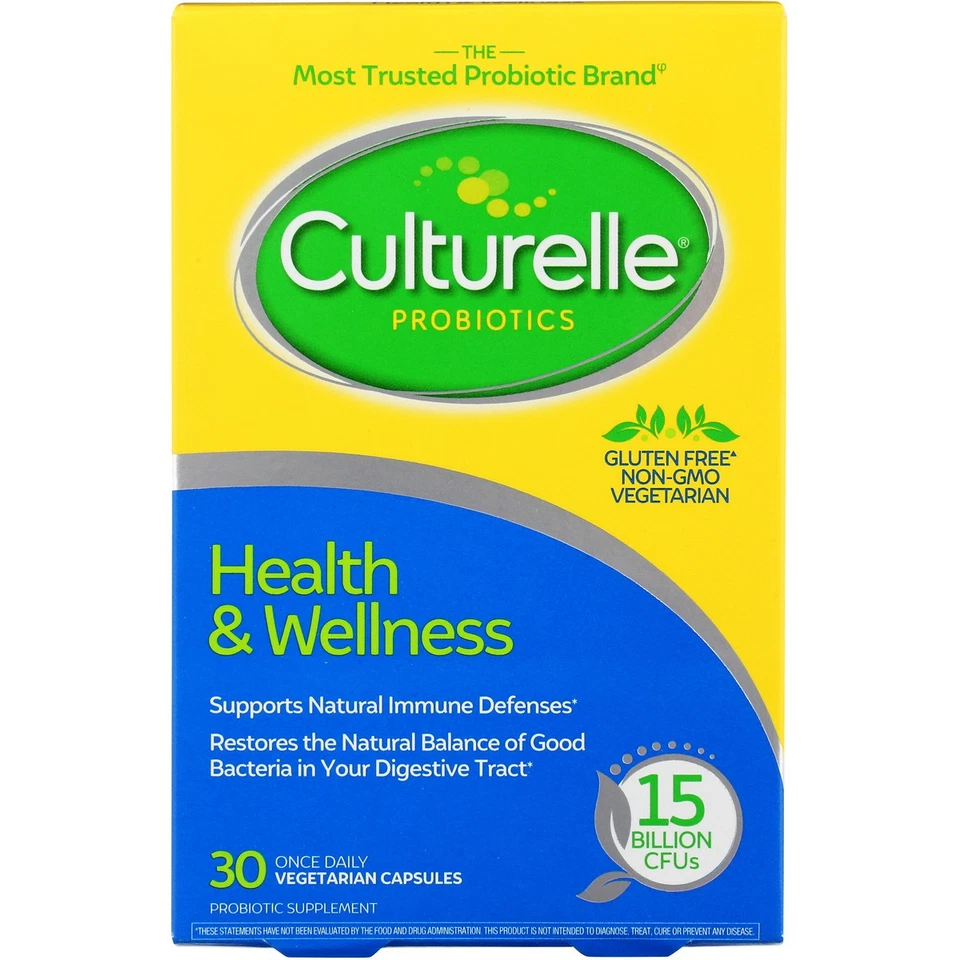 Culturelle Probiotic Digestive Health Supplement 30 Capsules EA