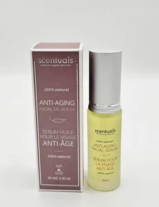 NUOVO Scentuals siero olio viso anti invecchiamento naturale e biologico 30 ml/1,01 fl oz - Foto 1 di 5