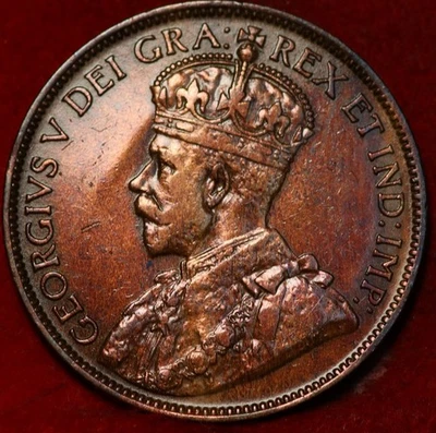 Uncirculated 1914 Canada One Cent Foreign Coin - Image 1 of 2