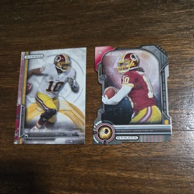 2 Card Lot--Robert 2014 Topps Strata Quarterback Die Cut #QDC-RG and Base #3 - Image 1 of 2