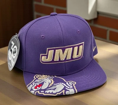 James Madison Dukes Kids Zephyr Z11 Sidekick Snapback Structured Hat Cap NEW NWT - Image 1 of 4