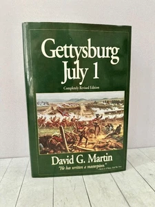 Gettysburg July 1, Civil War Battle Revised, Martin Military US War HC 1996 - Picture 1 of 5
