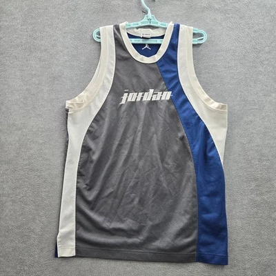 ВИНТАЖНЫЙ Jordan мужчин Джерси XL баскетбол Jumpman 23 20-летие Y2K - Изображение 1 из 4