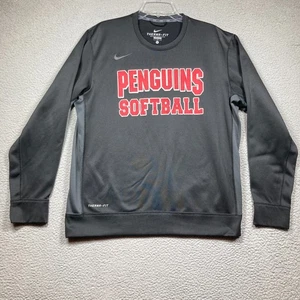 Youngstown State University Penguins Softball Sweatshirt Adult Large Black Nike - Picture 1 of 10