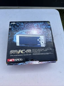 APEXI AVCR AVC-R BOOST CONTROLLER EBC TURBO Silver Blue A-62 W/ Extras! - Picture 1 of 4