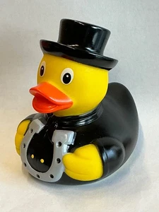 Ente Schornsteinfeger Kaminkehrer Quietschente Gummiente  Rubber Ducks Badeendje - Bild 1 von 2