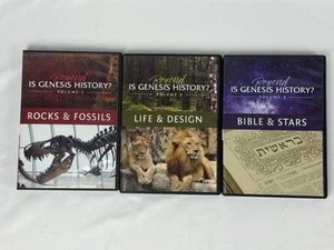 Beyond Is Genesis History? 3 Volume DVD Set w/ Guides By Dr. Del Tackett - Picture 1 of 9
