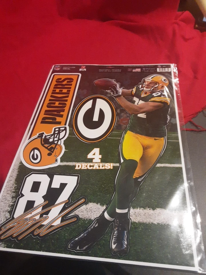 Calcomanías multiusos Green Bay Packer Jordy Nelson Foto 1 de 3