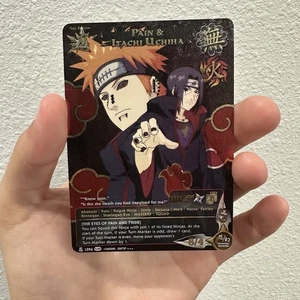 Naruto CCG Pain & Itachi Uchiha 1096 S20 1st Ed Super Rare Foil Near Mint - Bild 1 von 5