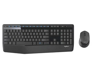 Logitech Wireless Combo MK345 - Teclado/Ratón USB Inalámbrico RF, 1000 dpi, Negro - Imagen 1 de 1